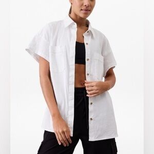Athleta Paradise Oversized Short Sleeve Top